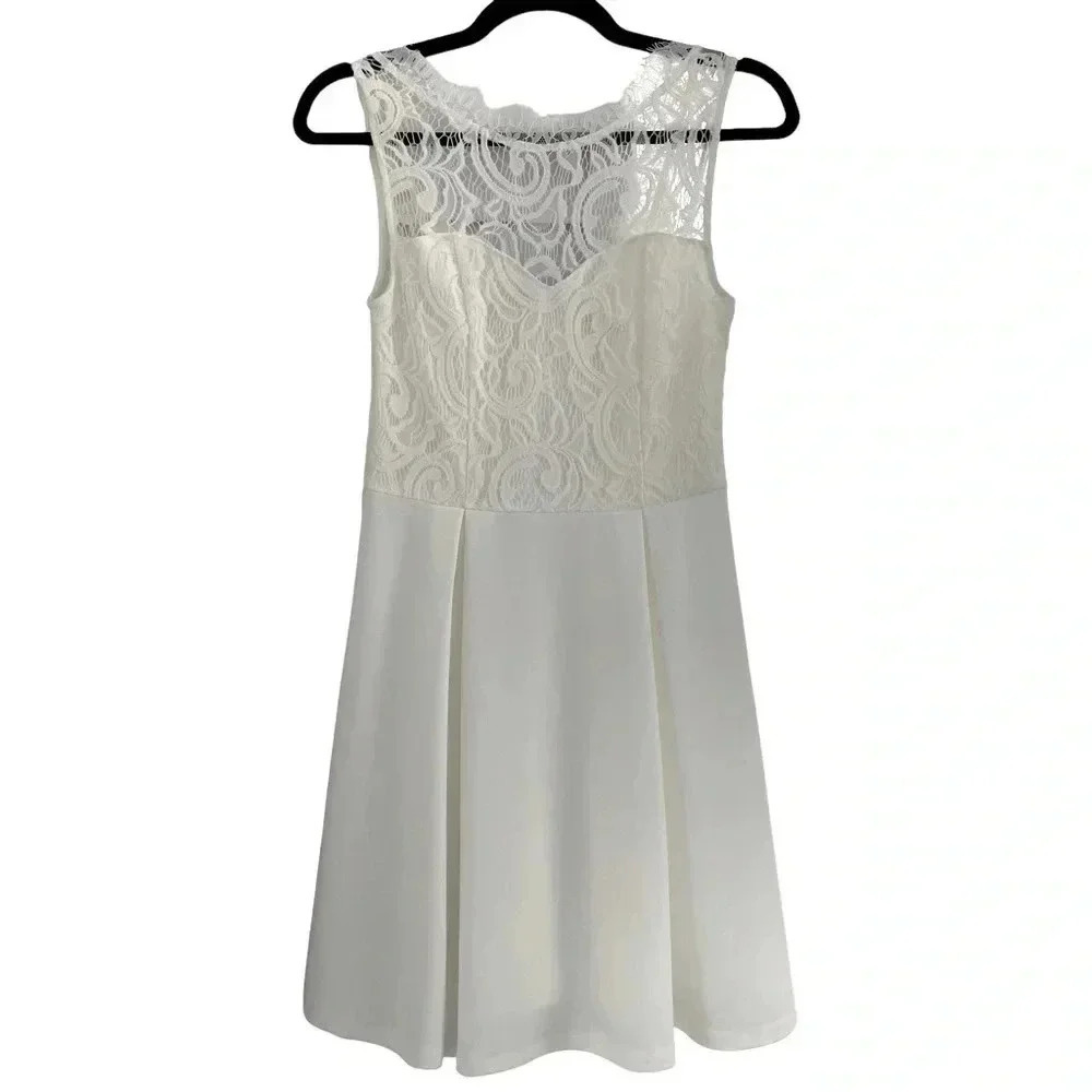 Francesca’s White Lace Dress Mini Bridal Shower